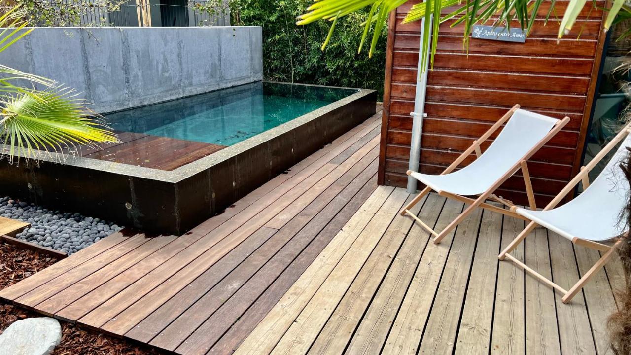 La Villa Canopee - Piscine Chauffee-Fibre-Clim-Jacuzzi Gujan-Mestras Kültér fotó