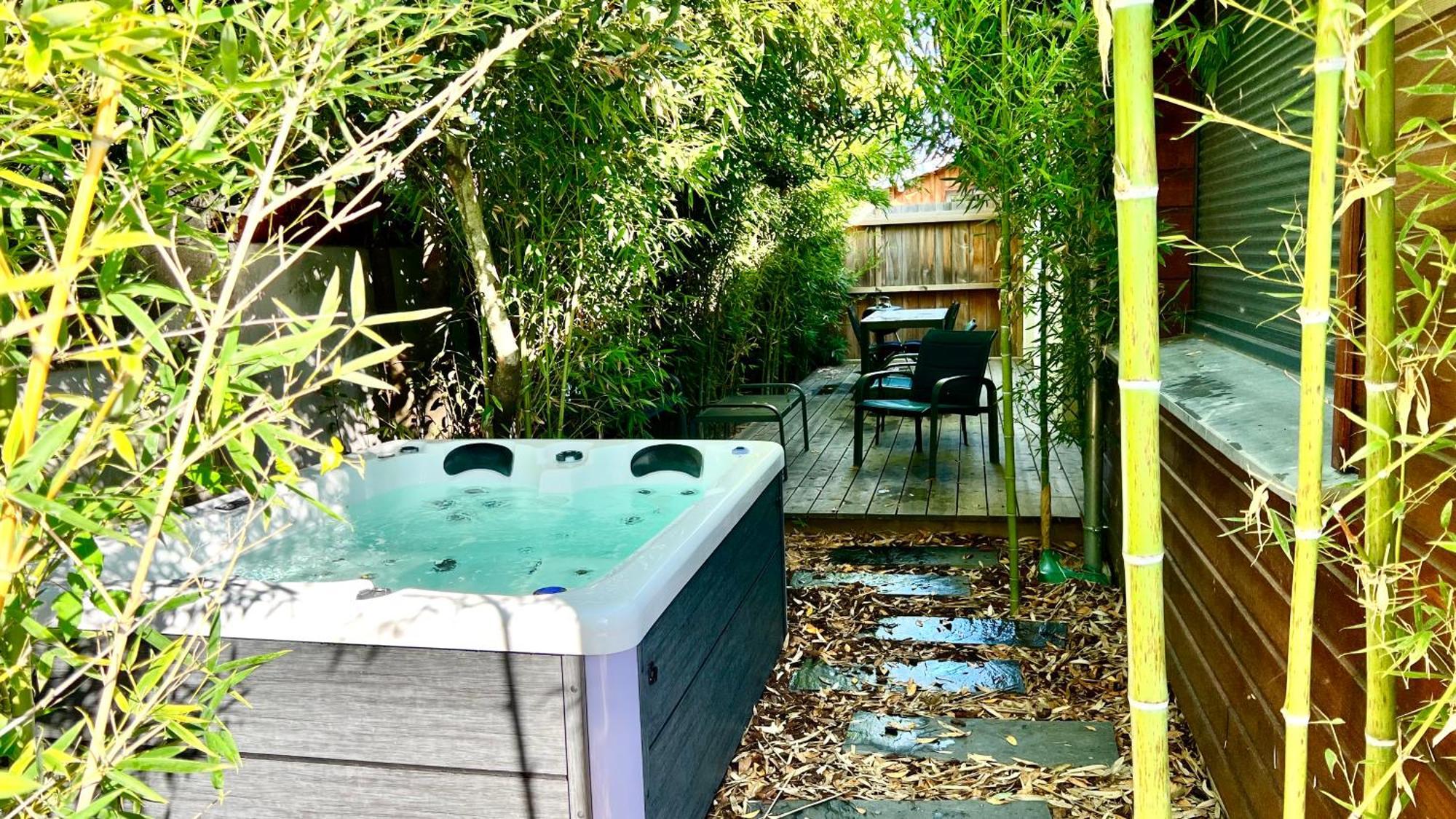 La Villa Canopee - Piscine Chauffee-Fibre-Clim-Jacuzzi Gujan-Mestras Kültér fotó