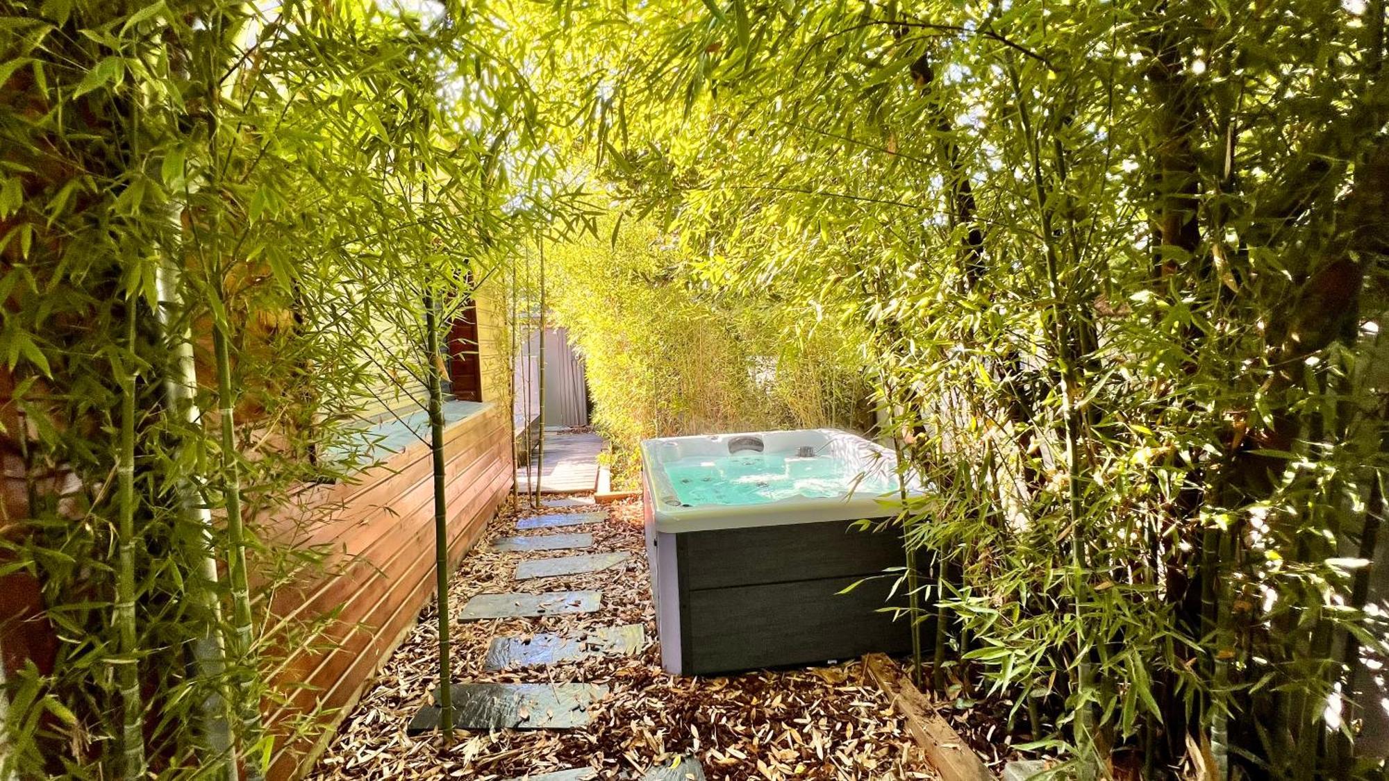 La Villa Canopee - Piscine Chauffee-Fibre-Clim-Jacuzzi Gujan-Mestras Kültér fotó