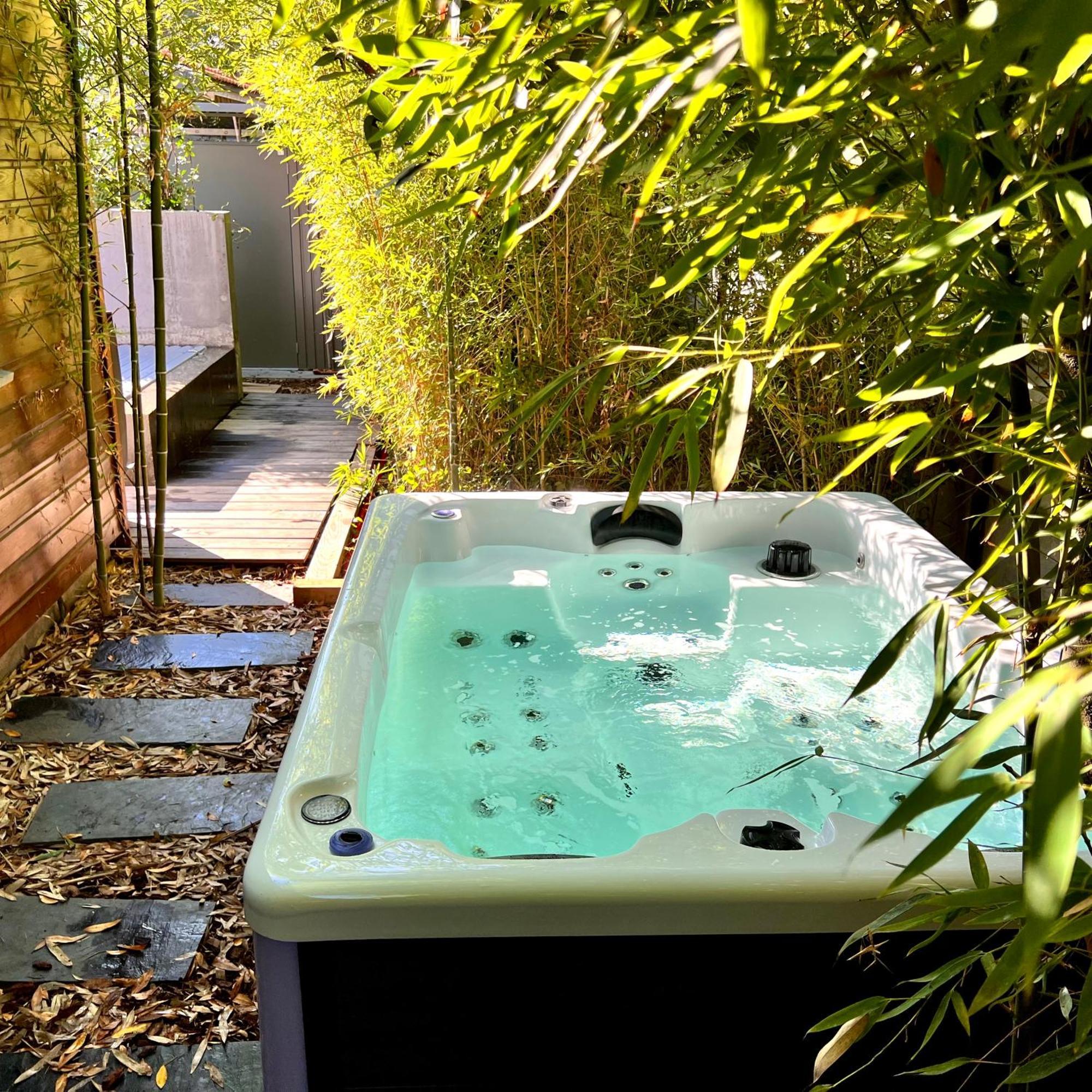 La Villa Canopee - Piscine Chauffee-Fibre-Clim-Jacuzzi Gujan-Mestras Kültér fotó
