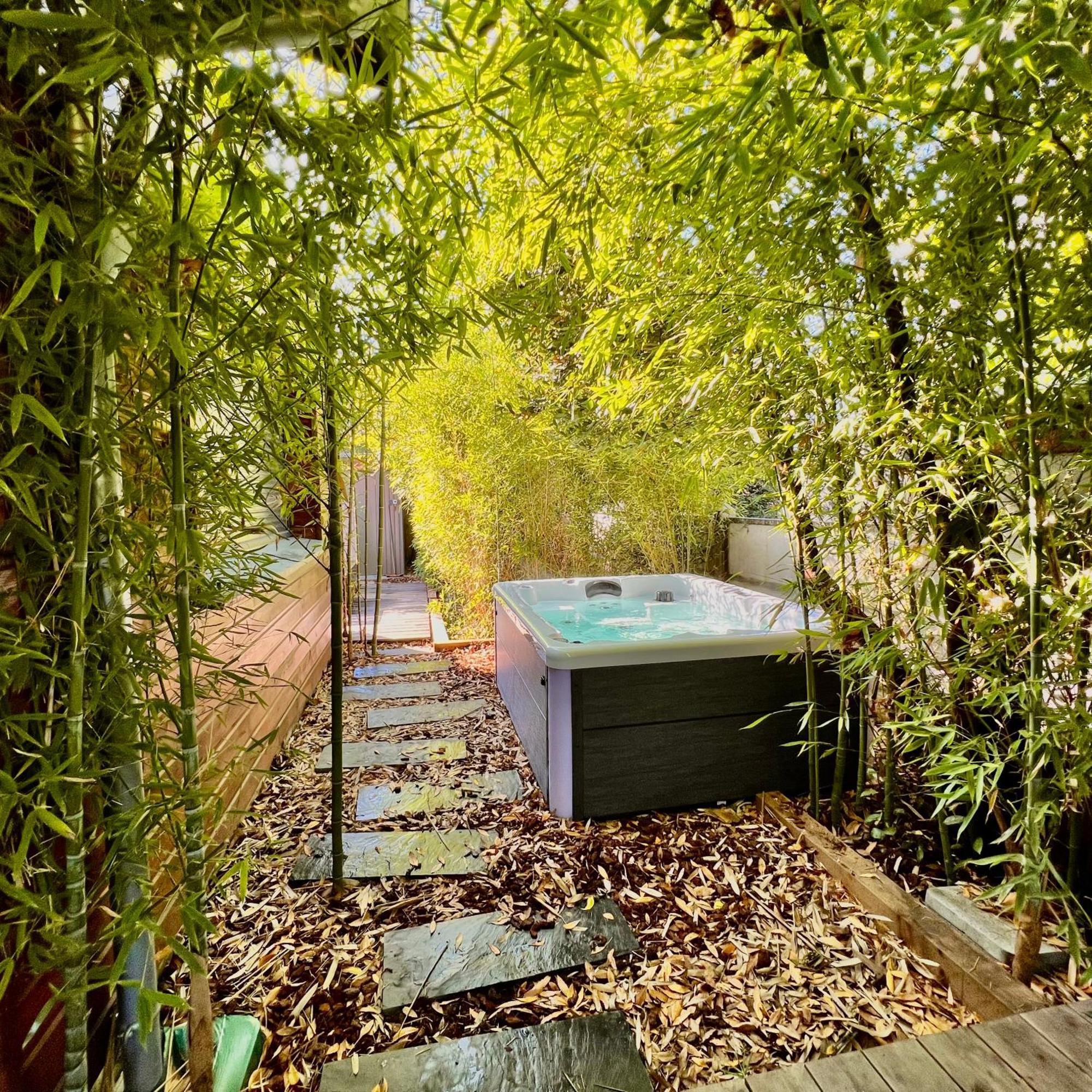La Villa Canopee - Piscine Chauffee-Fibre-Clim-Jacuzzi Gujan-Mestras Kültér fotó